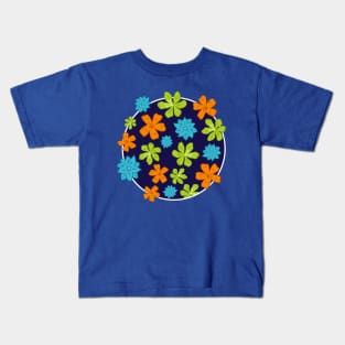 FOLK FEST FLORAL Summer Mix Kids T-Shirt